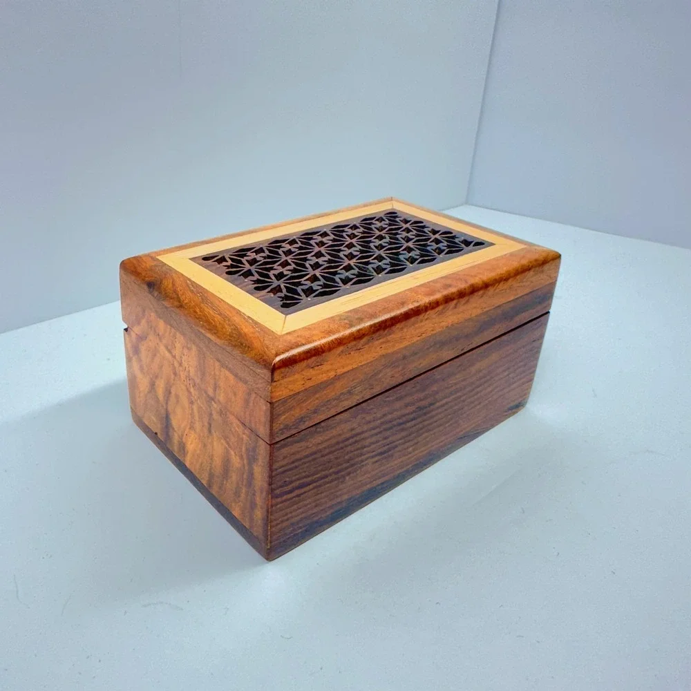 Vintage Rosewood Trinket Box 5